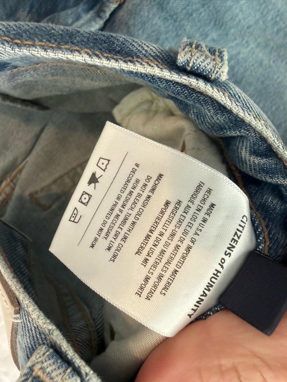 C of H Ayla Cuffed Baggy Jeans in Skylight NWT 0740/0765 - Picture 12 of 16